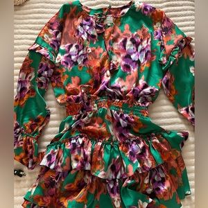 MISA LOS ANGELES DRESS
AMALYA MINI TIERED RUFFLE